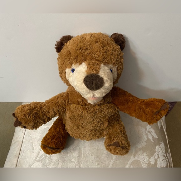 Zoobies Brown Bear Plush 11" With Cloth Book Eric Carle Stuffed Animal Toy - Picture 5 of 15